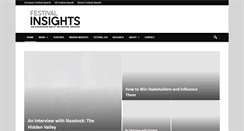 Desktop Screenshot of festivalinsights.com
