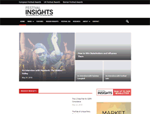 Tablet Screenshot of festivalinsights.com